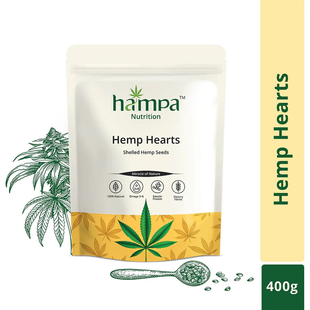 Hampa Wellness - Hemp Hearts | Shelled Hemp Seeds - CBD Store India