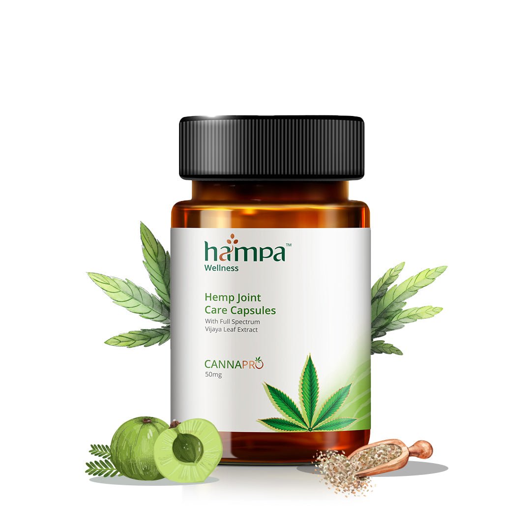 Hampa Wellness - Hemp Joint Care Capsules - CBD Store India