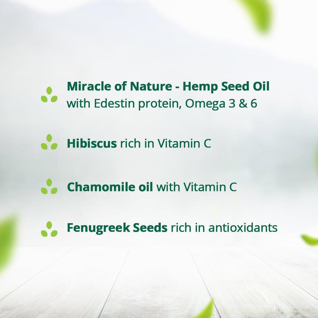 Hampa Wellness - Hemp Lush Hair Shampoo 200ml + Hemp Lush Hair Conditioner 200ml.