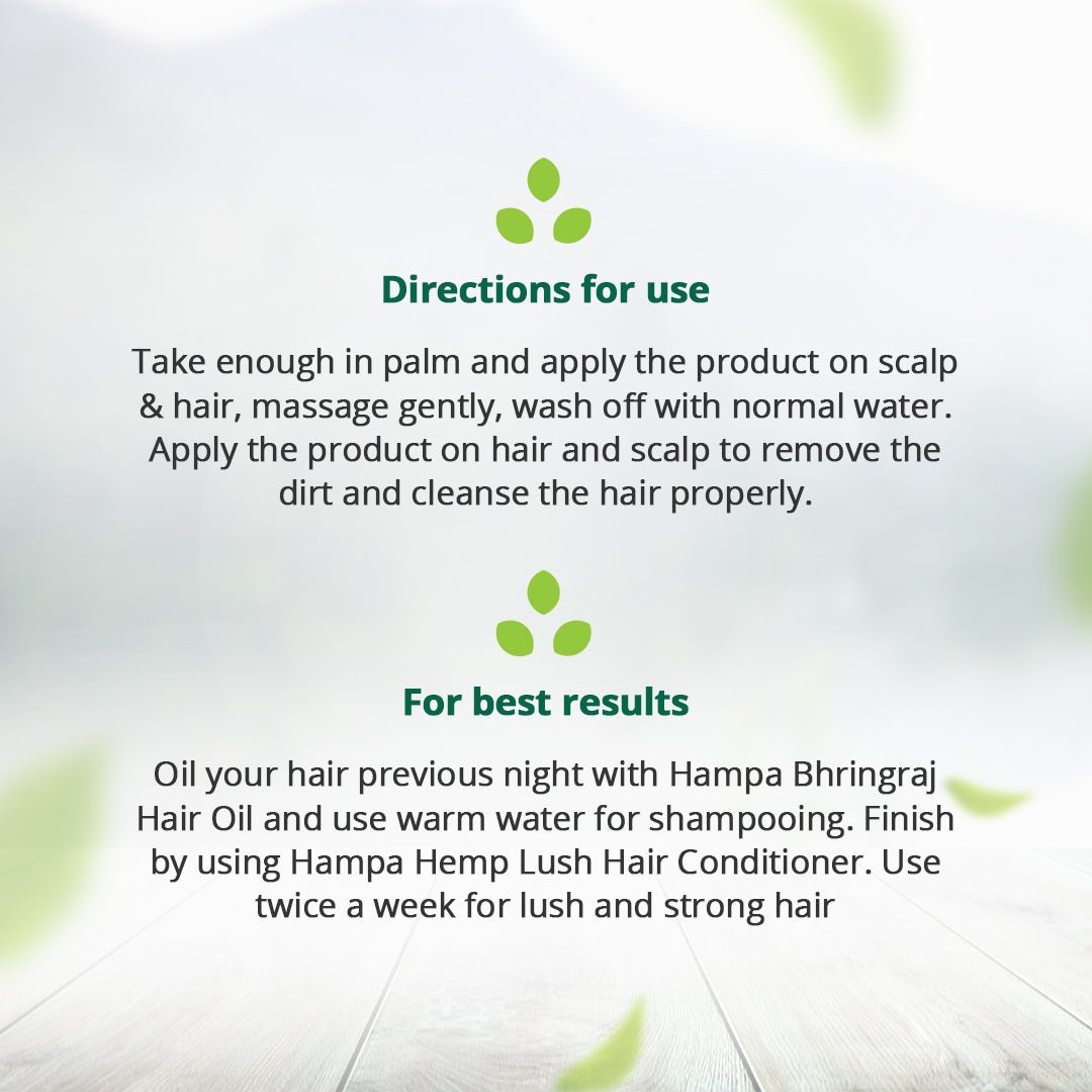 Hampa Wellness - Hemp Lush Hair Shampoo - CBD Store India