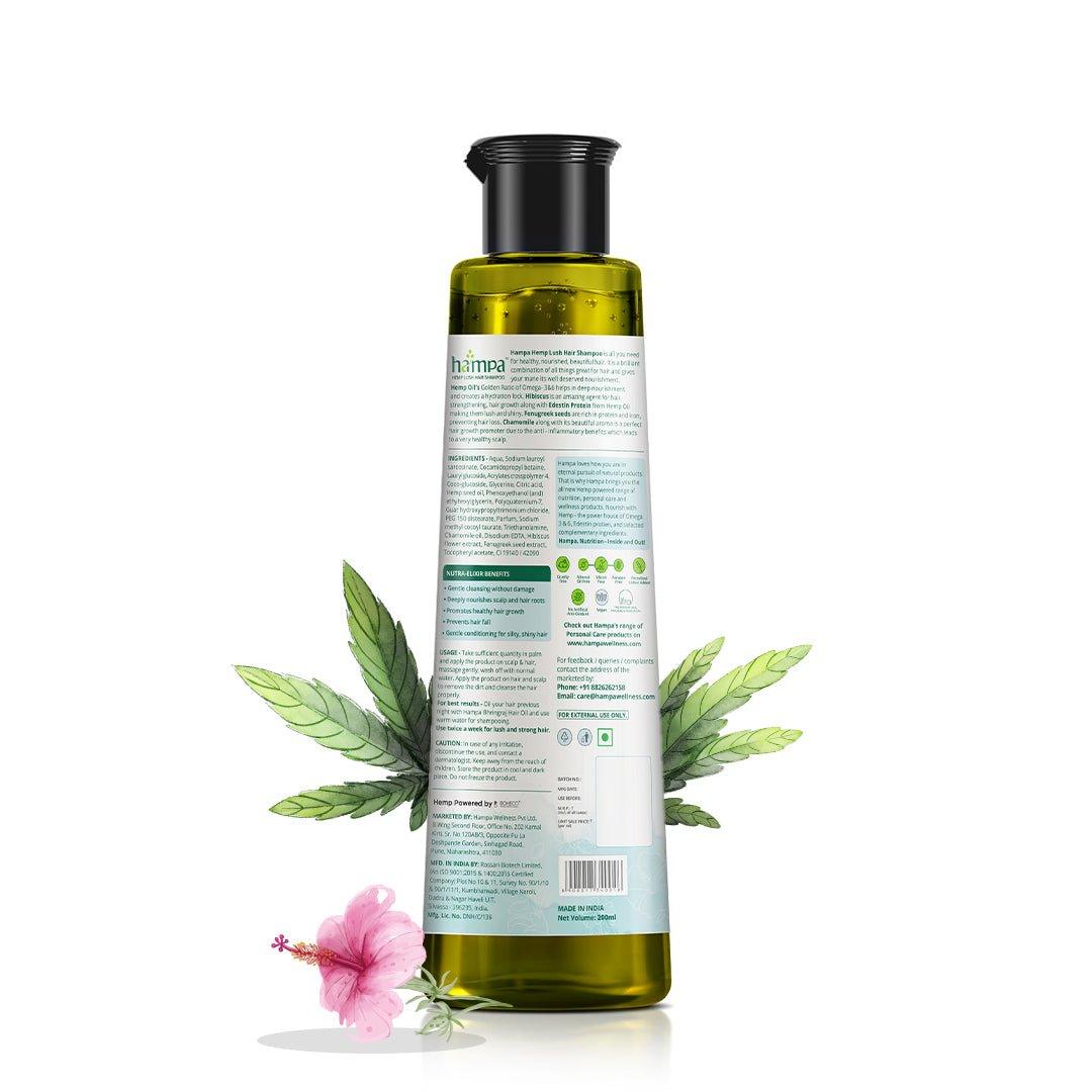 Hampa Wellness - Hemp Lush Hair ShampooHemp Hair ShampooHampa Hemp Hair Shampoo - Nourishing & Cleansing | 200ml