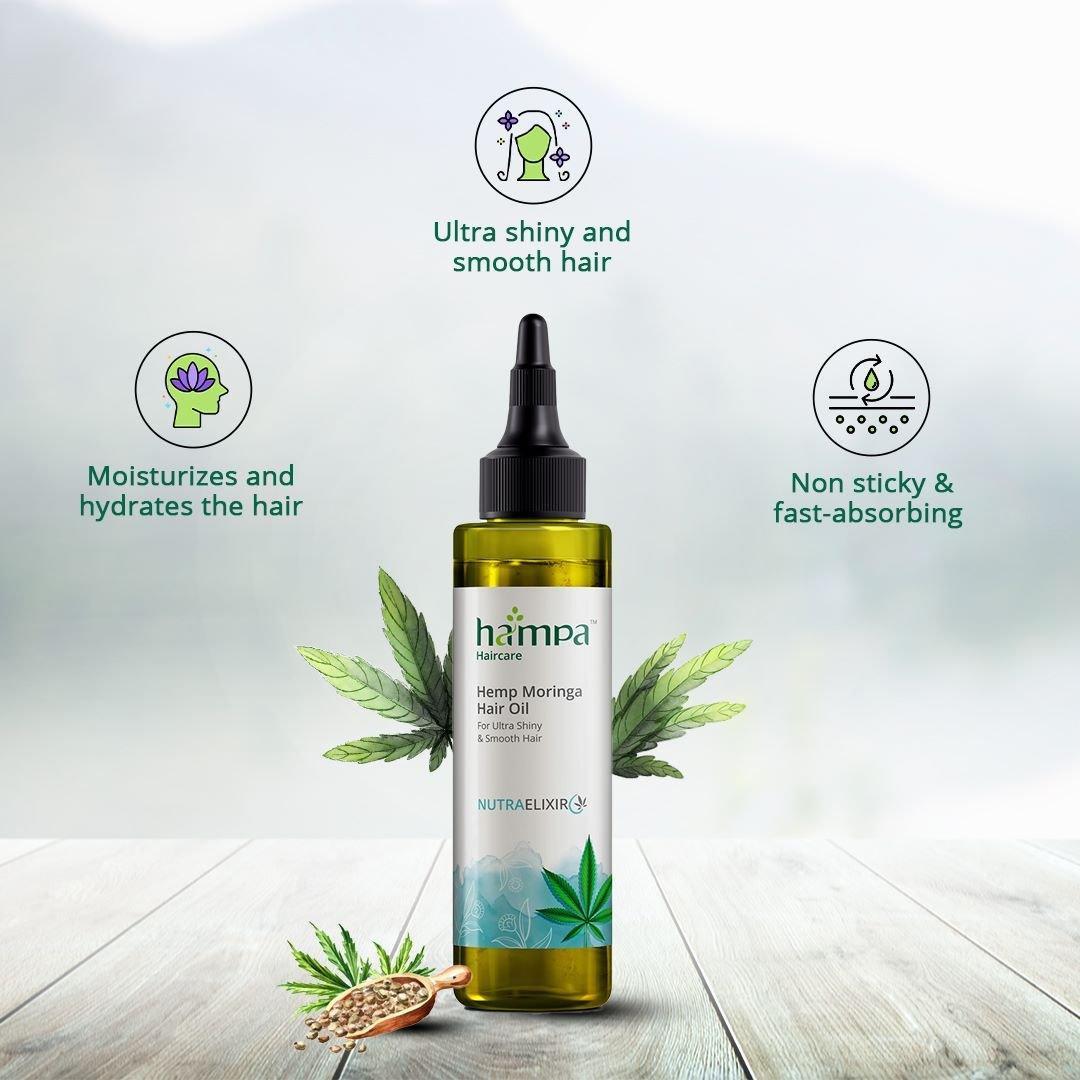 Hampa Wellness - Hemp Moringa Oil.