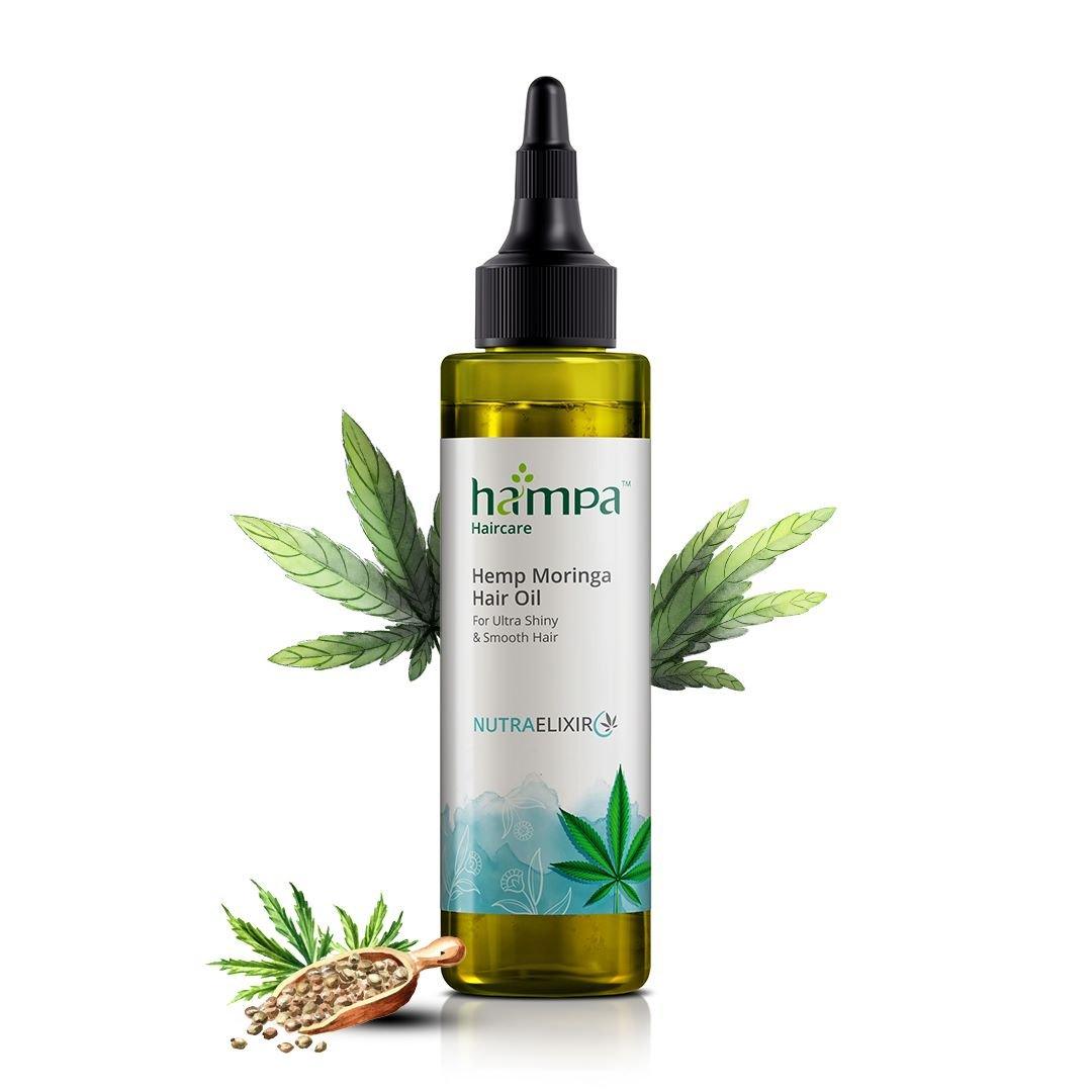 Hampa Wellness - Hemp Moringa OilHemp Moringa OilHemp Moringa Oil | Nutrition Elixir for Ultra Shiny and Smooth Hair