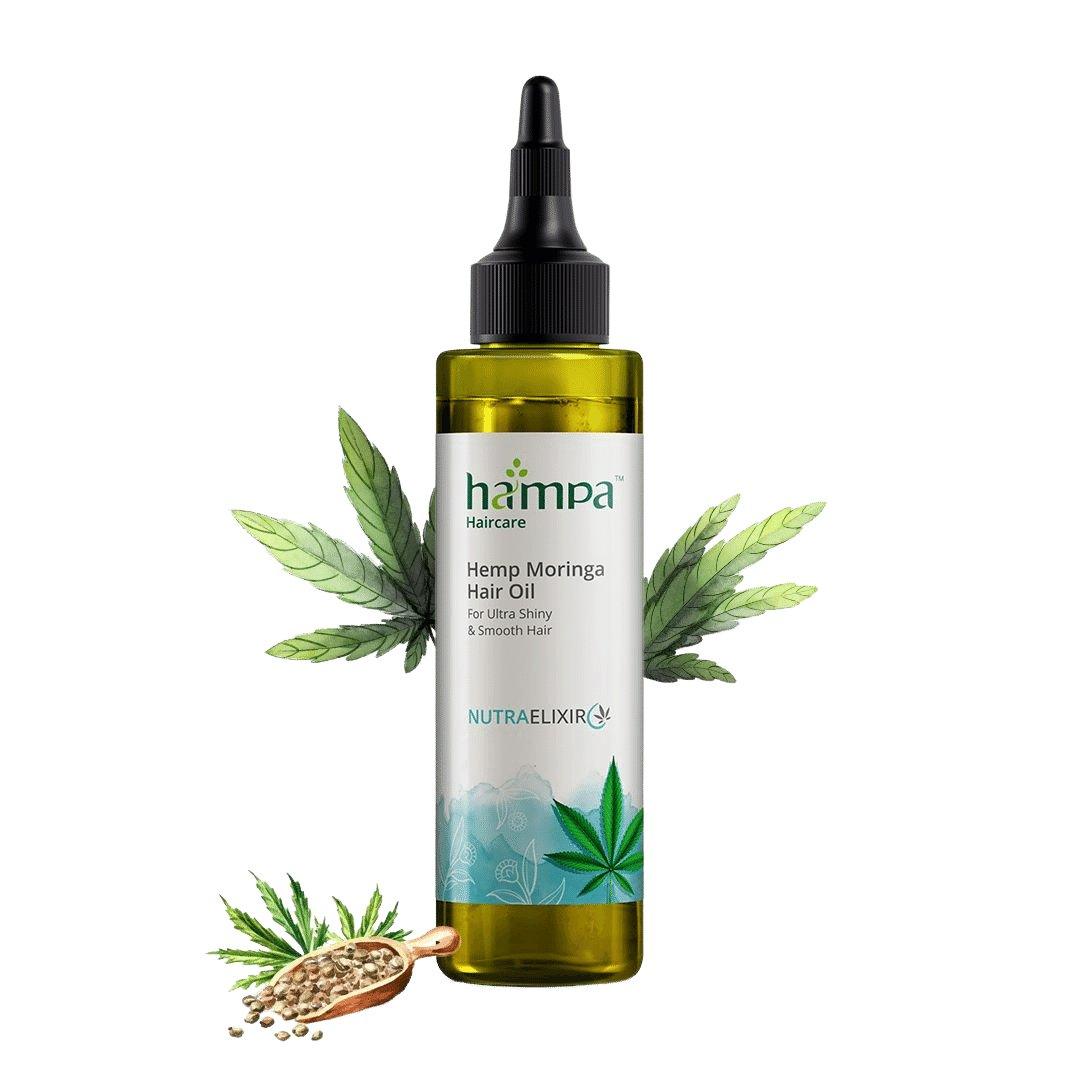 Hampa Wellness - Hemp Moringa OilHemp Moringa OilHemp Moringa Oil | Nutrition Elixir for Ultra Shiny and Smooth Hair