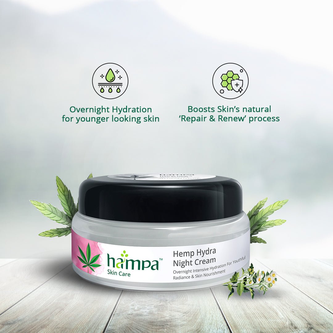 Hampa Wellness - Hemp Night Cream - 50ml - CBD Store India