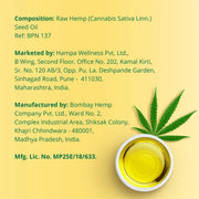 Hampa Wellness - Hemp Seed Oil - CBD Store India