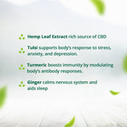 Hampa Wellness - Hemp Stress Relief Capsules - CBD Store India
