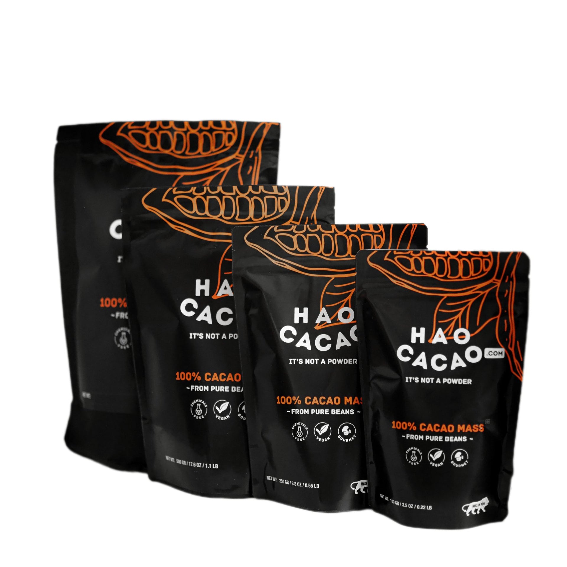 HaoCacao - Ceremonial Grade 100% Cacao Mass - CBD Store India