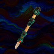 Healing Artefact - Turquoise Tandem Cycles - Jason Create Crystal wand - CBD Store India