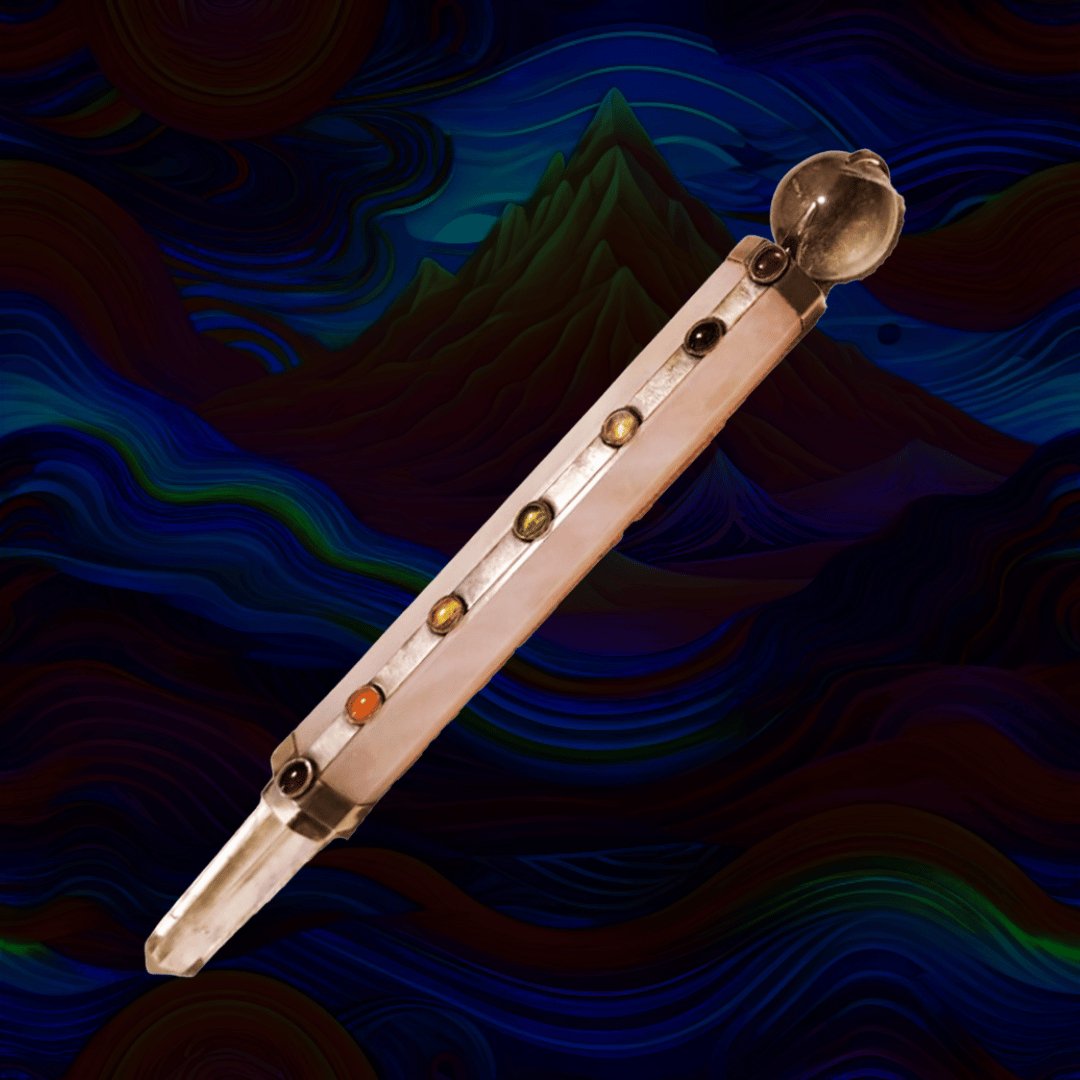 Healing Artefacts - 5 Resonance Crystal Wand - CBD Store India