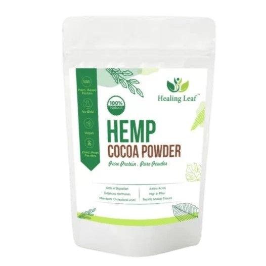 Healing Leaf - Hemp Cocoa Powder - 250 gm (Human)hemp proteinHealing Leaf Hemp Cocoa Protein Powder - Pure Energy