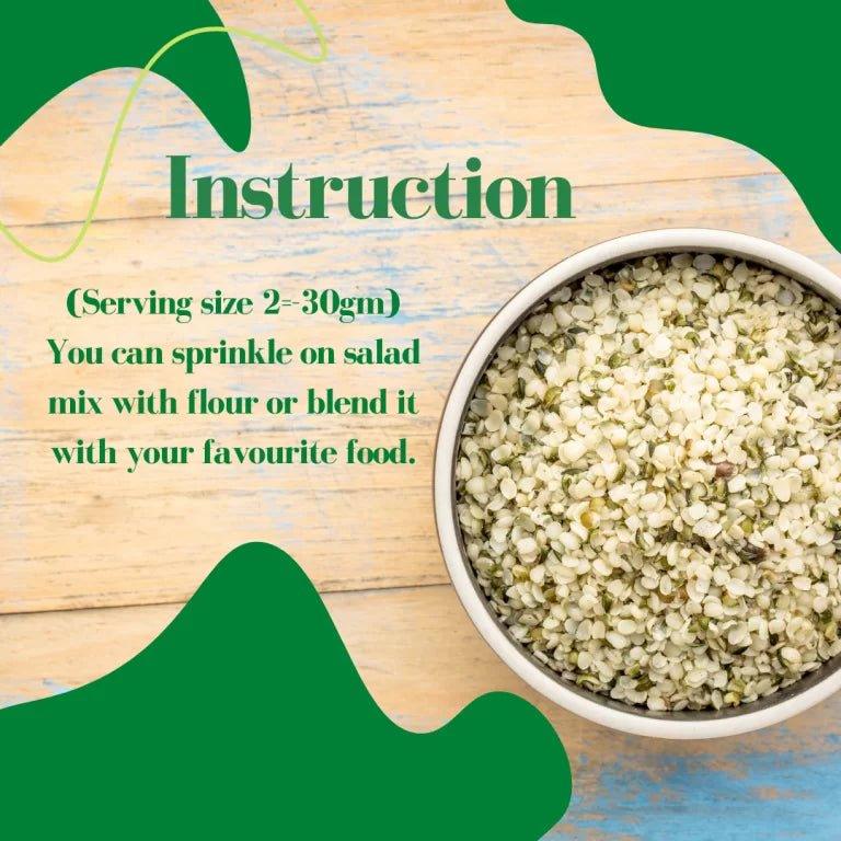 Healing Leaf - Hemp Hearts - 250 gm (Humans)Hemp HeartHealing Leaf Hemp Hearts 250g - Nutritious Hemp