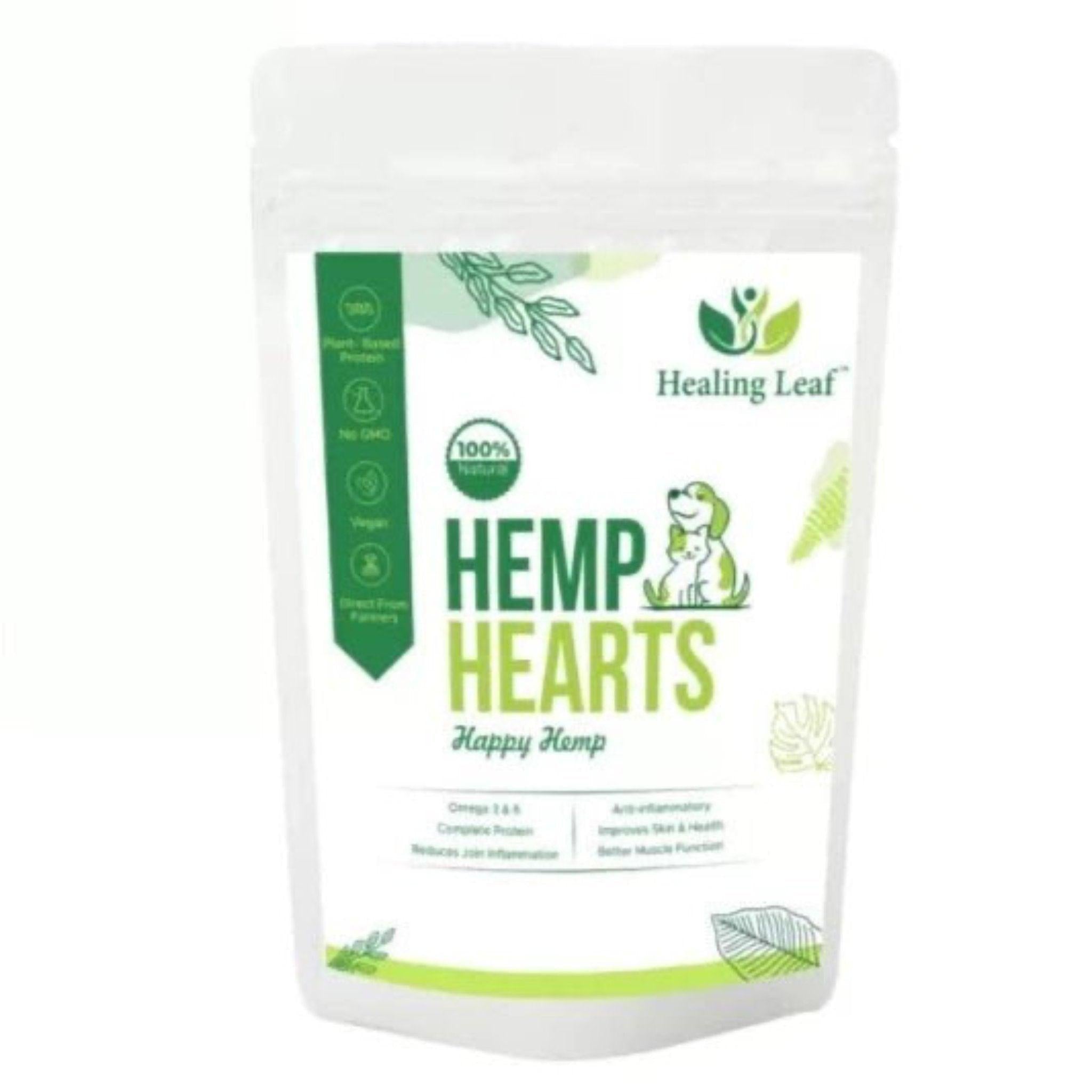 Healing Leaf - Hemp Hearts for Pets (100g).