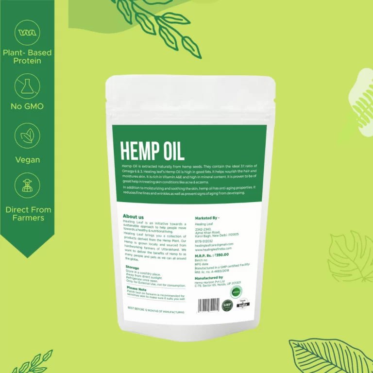 Healing Leaf - Hemp Oil (External) - CBD Store India