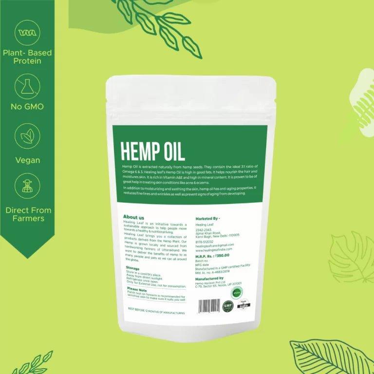 Healing Leaf - Hemp Oil (External)Hemp oilHealing Leaf Hemp Oil - Skin & Hair Benefits | Omega Rich