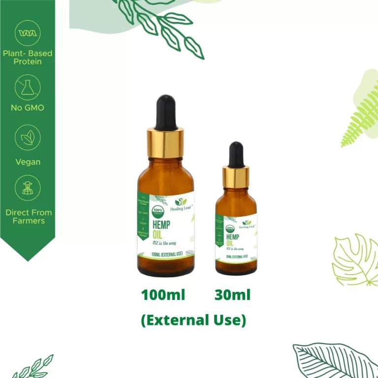 Healing Leaf - Hemp Oil (External) - CBD Store India