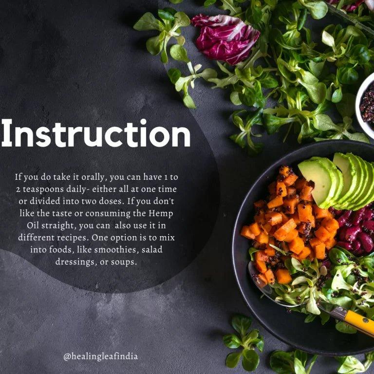 Healing Leaf - Hemp Oil ( Internal ) – 190 ML.