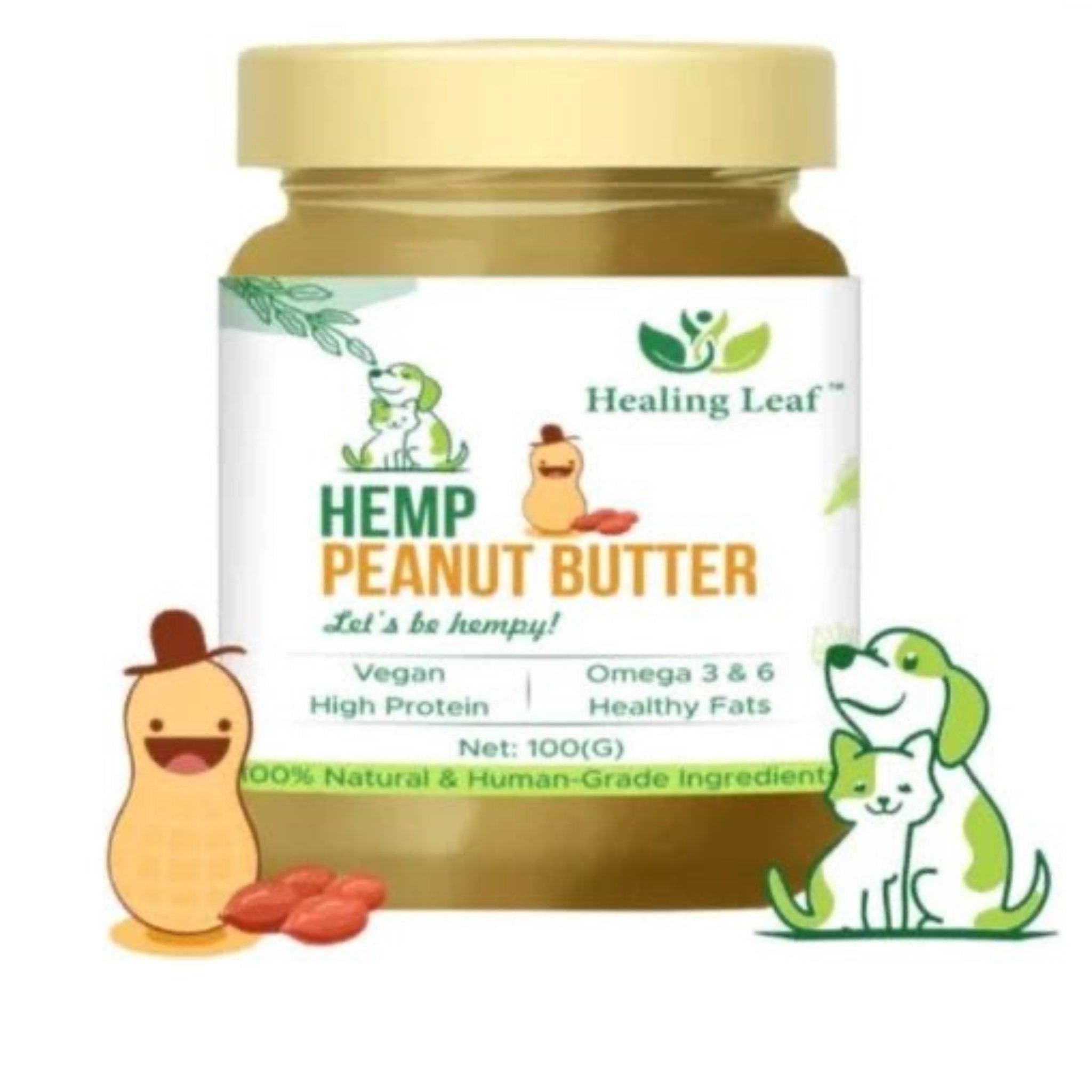 Healing Leaf - Hemp Peanut Butter for Pets.