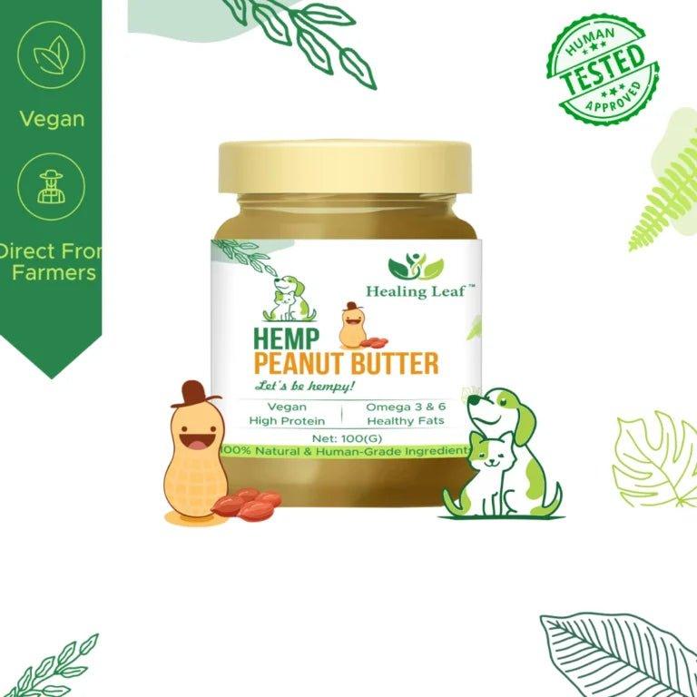 Healing Leaf - Hemp Peanut Butter for Pets.