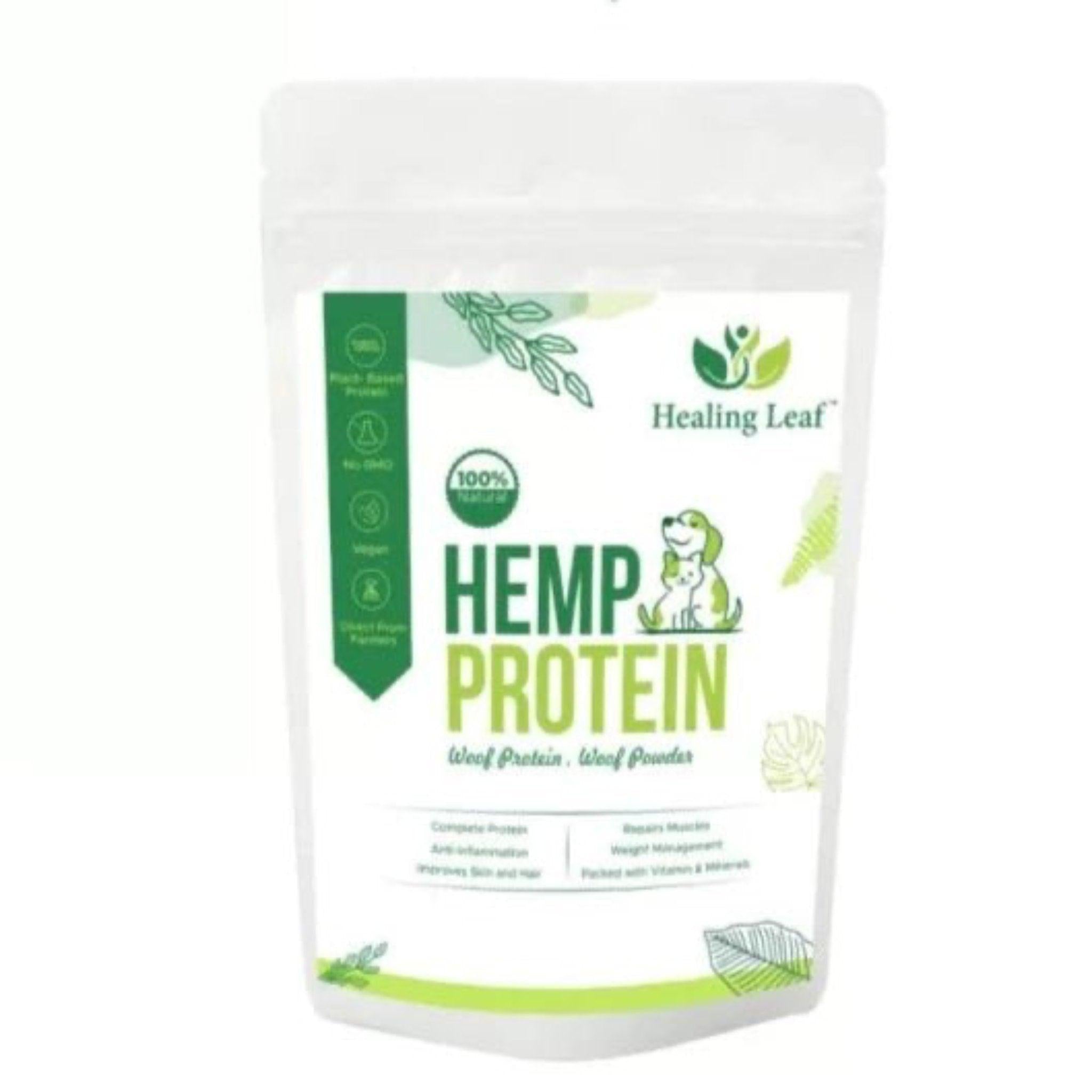 Healing Leaf - Hemp Protein Powder for Pets (100g).