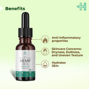 Health Horizons Cold Pressed Hemp Oil for Massage -100 ml - CBD Store India
