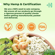 Health Horizons Raw Hemp Seeds - Improve Metabolic Health - CBD Store India