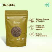 Health Horizons Raw Hemp Seeds - Improve Metabolic Health - CBD Store India
