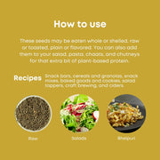 Health Horizons Raw Hemp Seeds - Improve Metabolic Health - CBD Store India