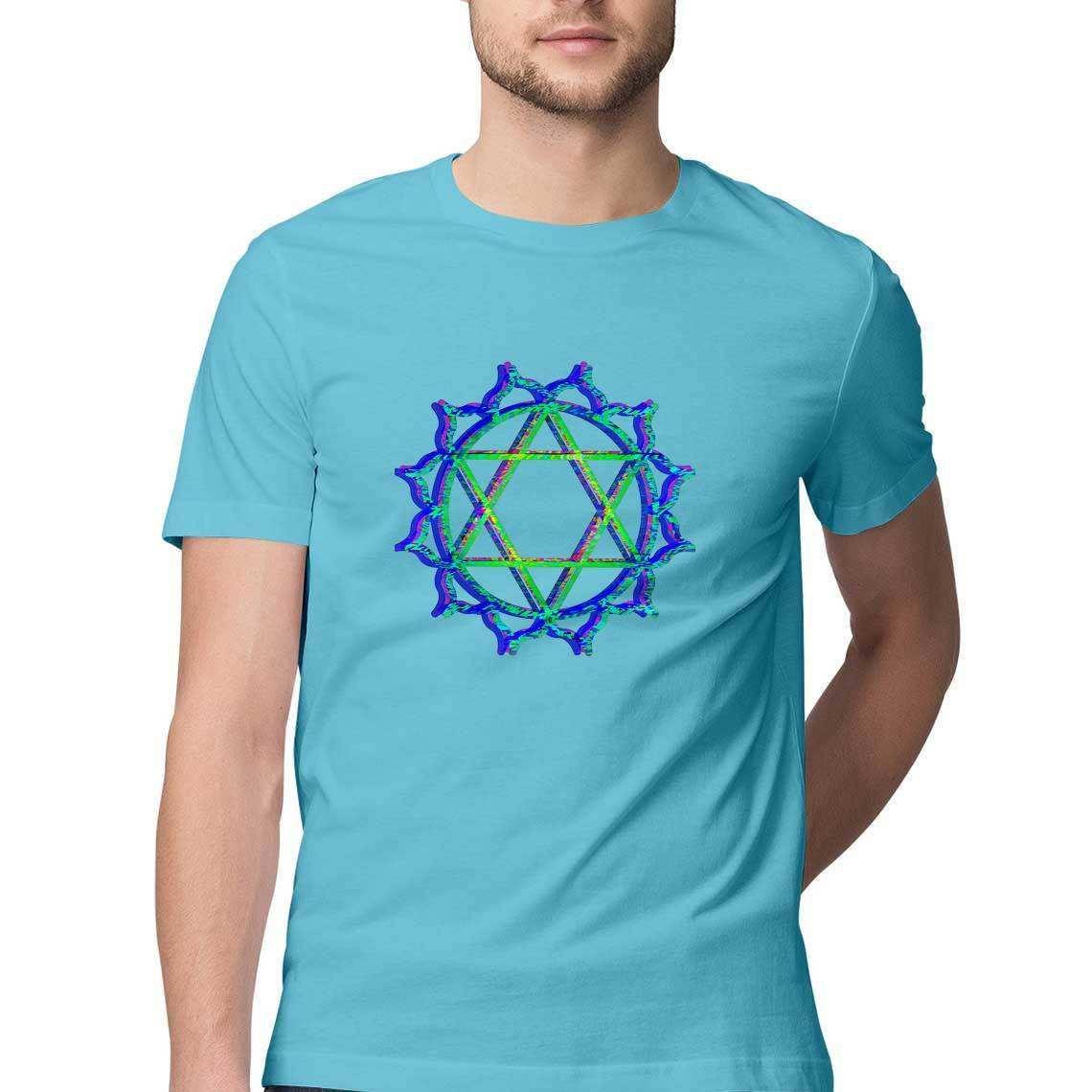 Heart Chakra Men's Graphic T-Shirt.