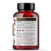 Heart Defense – Medicinal Mushrooms & Ayurvedic Herbs Extract Blend | 650mg – 120 Veg Capsules - CBD Store India