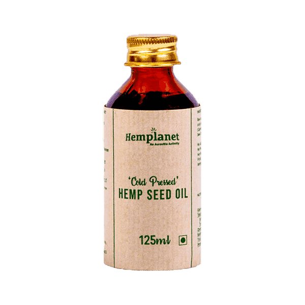 Hemp Planet Auroville Hemp Seed Oil 125ml - CBD Store India