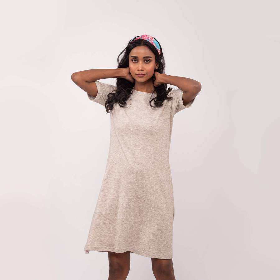Hemp T-Shirt Dress - CBD Store India