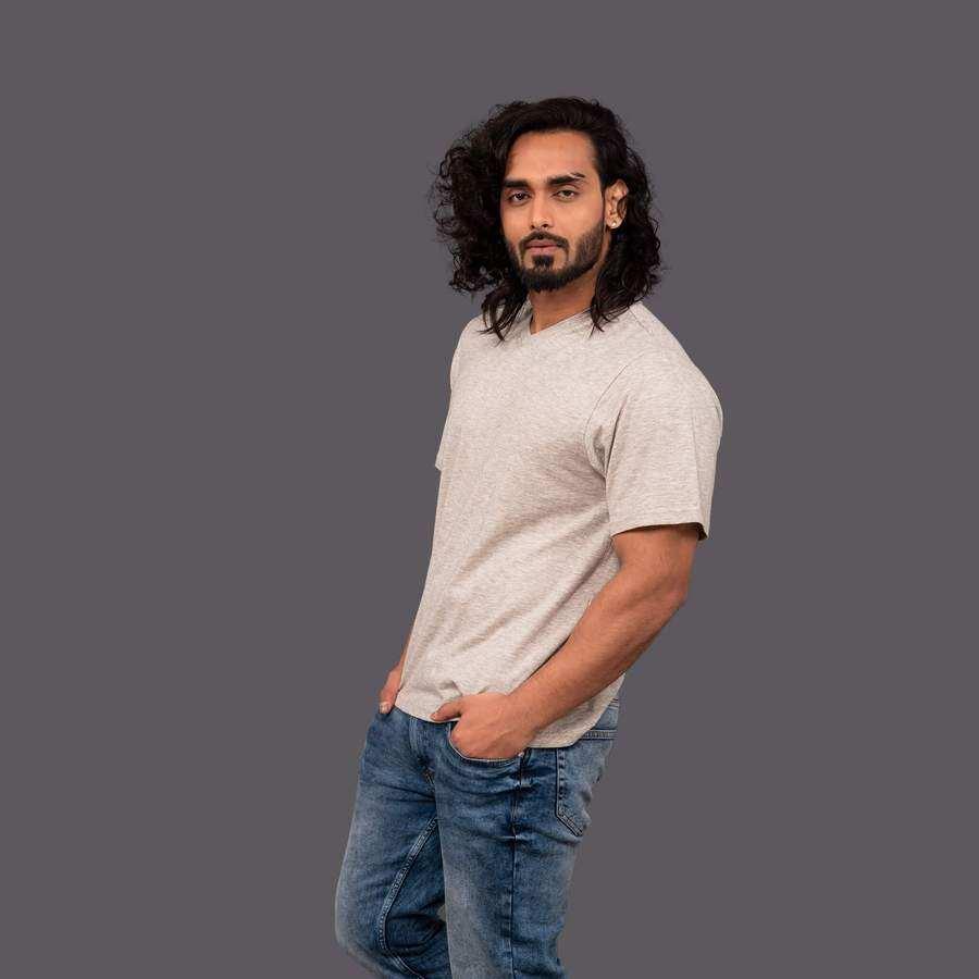 Hemp V-Neck Men's T-ShirtHemp V-Neck Men's T-Shirt