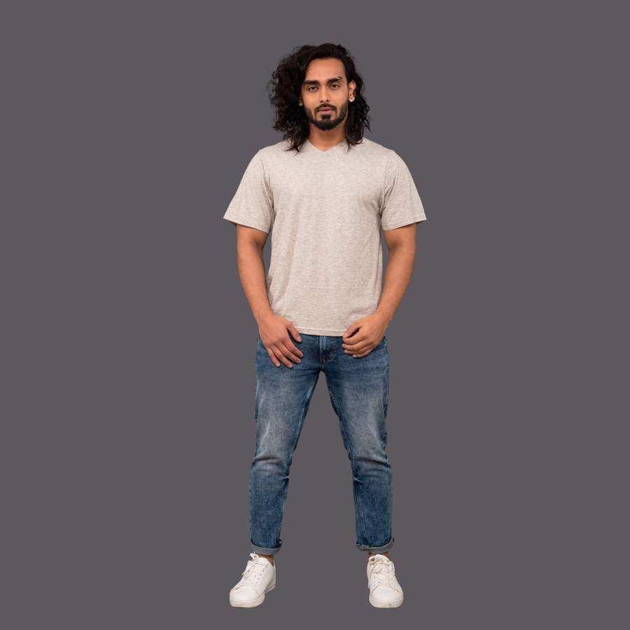 Hemp V-Neck Men's T-ShirtHemp V-Neck Men's T-Shirt
