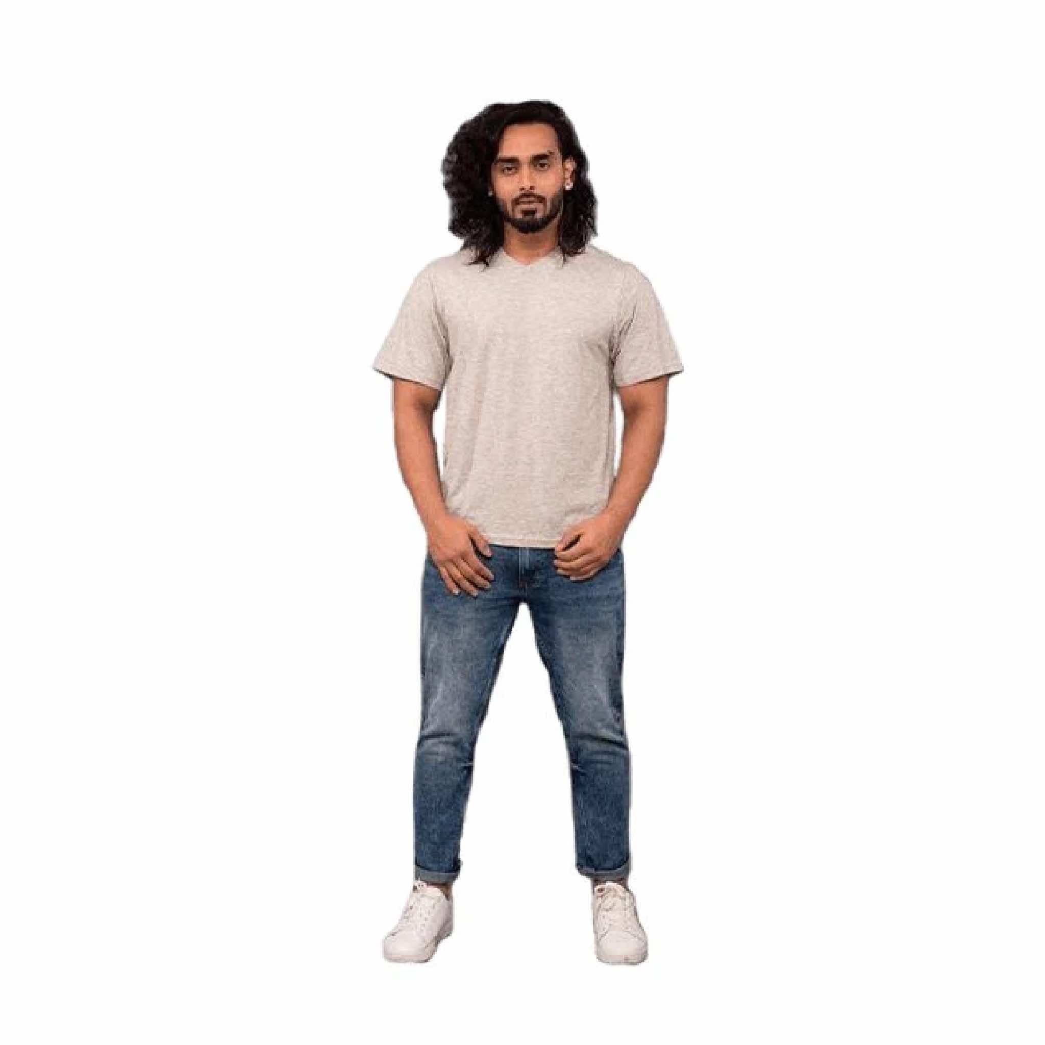 Hemp V-Neck Men's T-Shirt - CBD Store India