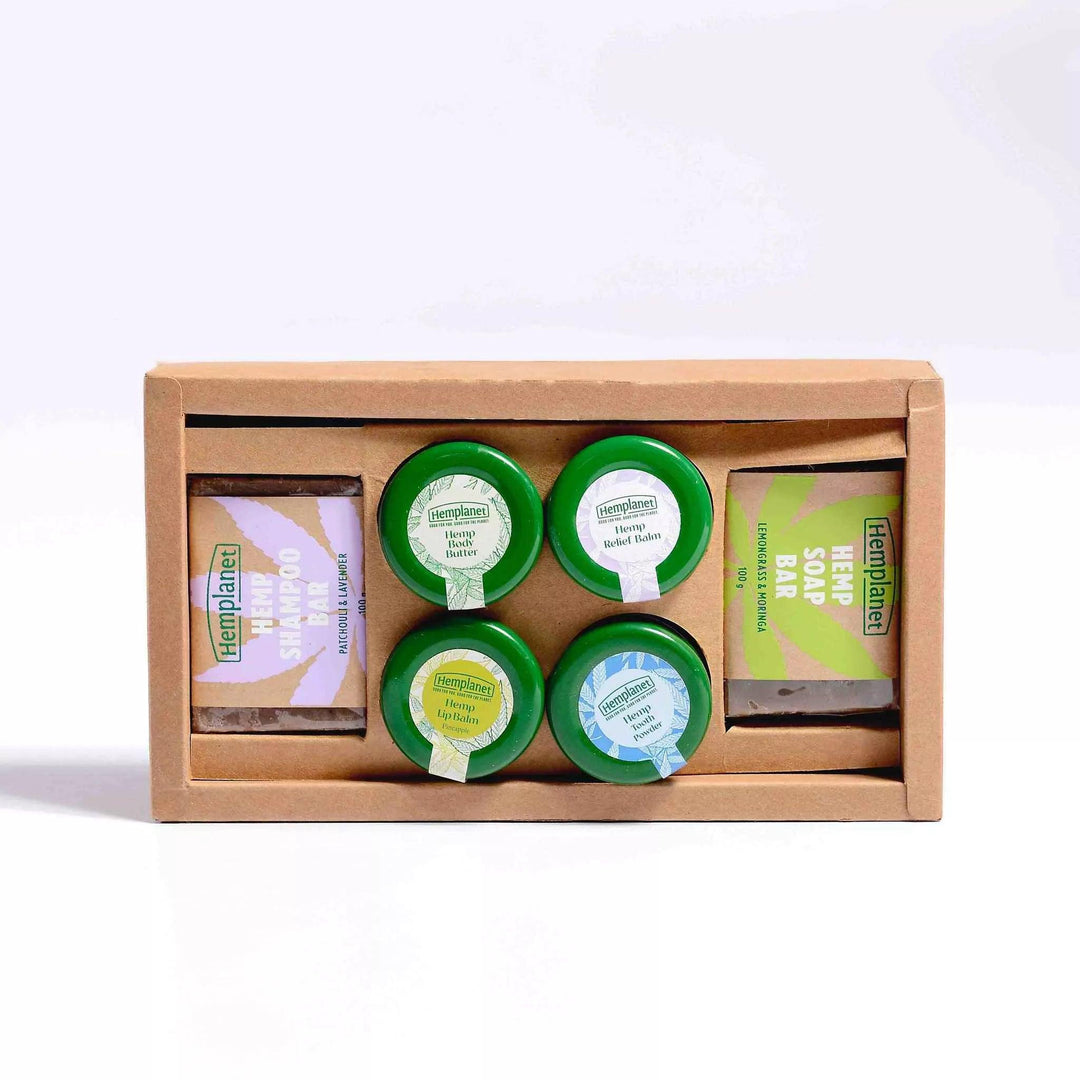 Hemplanet Auroville Hemp Body Care KitHemp beauty productsHemplanet Auroville Hemp Body Care Kit | CBD Store India