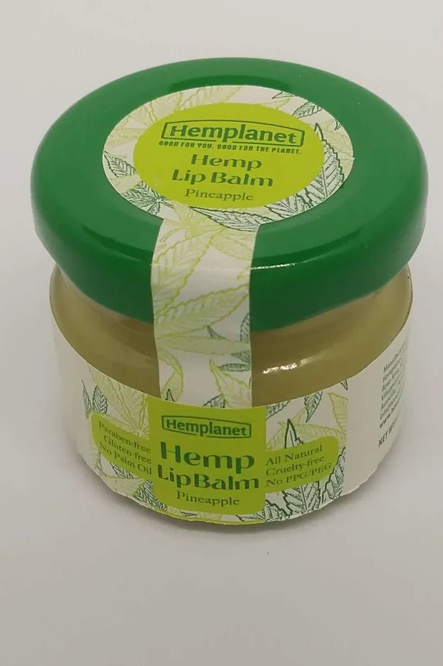 Hemplanet Auroville - Hemp Lip Balm (Pineapple Flavour) - CBD Store India
