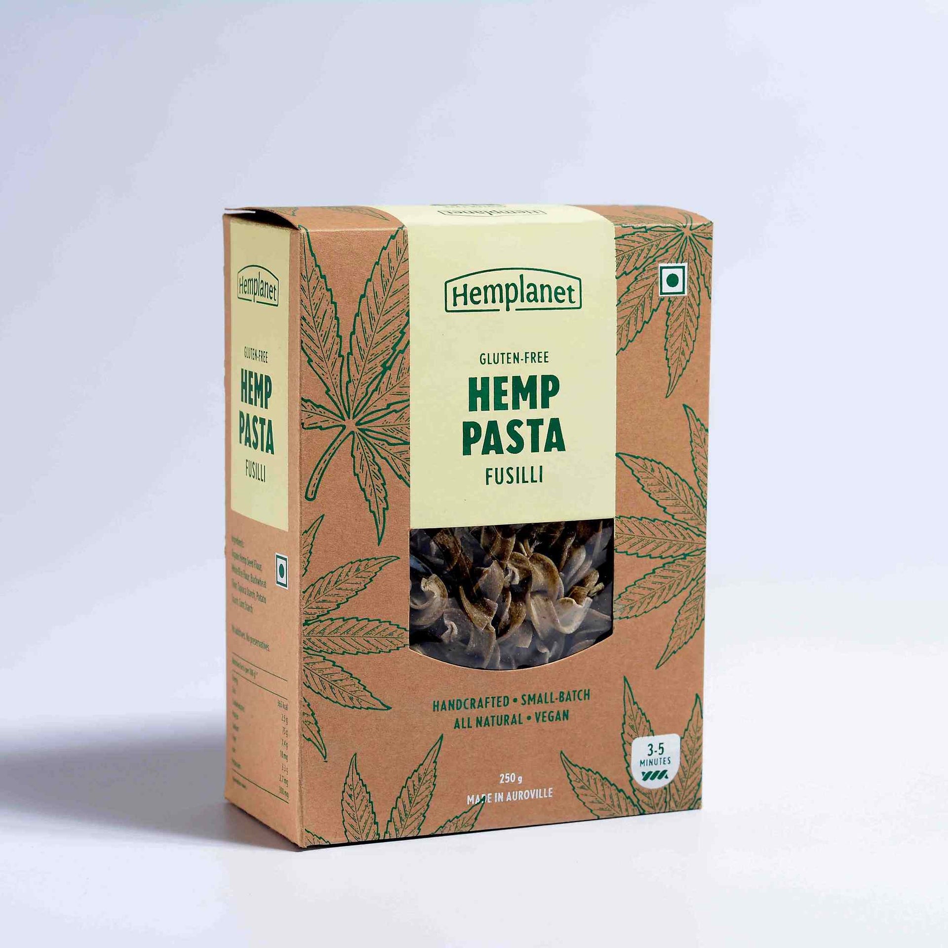 Hemplanet Auroville Hemp Pasta - Gluten Free 250gm - CBD Store India