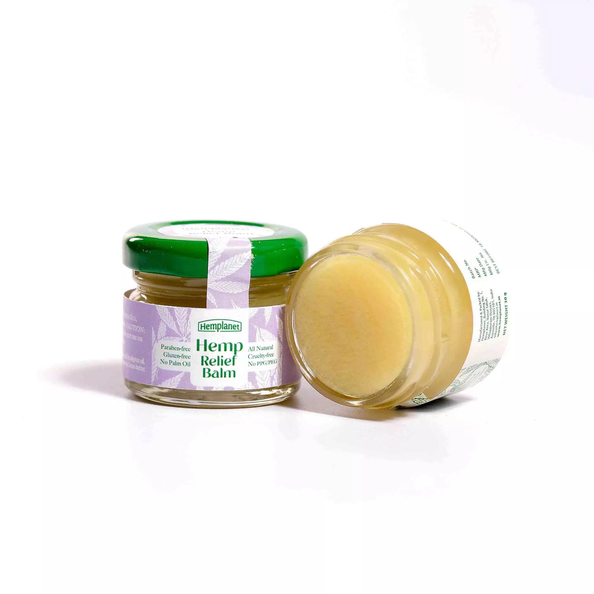 Hemplanet Auroville Hemp Relief Balm - CBD Store India