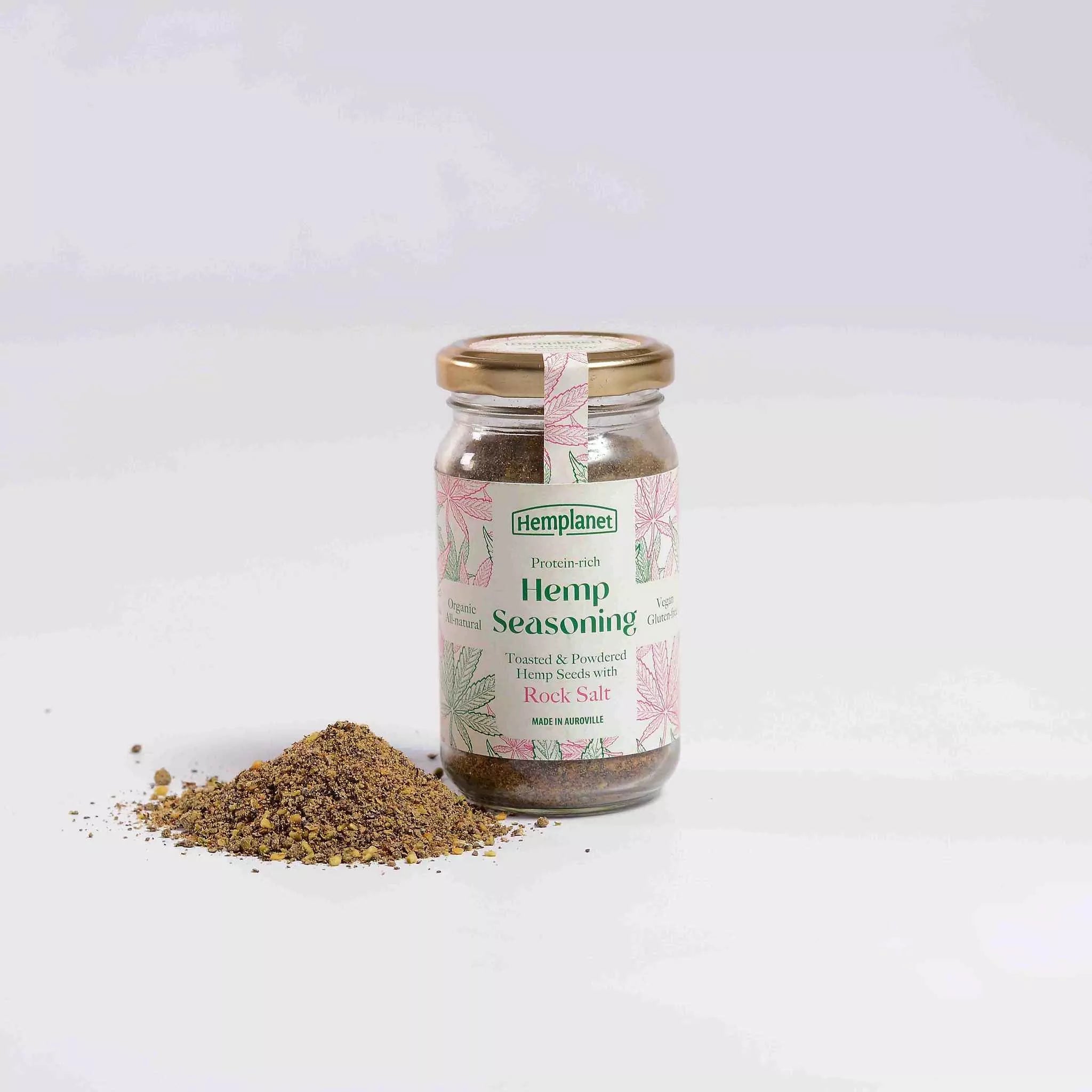 Hemplanet Auroville Hemp Seasoning Rock Salt - CBD Store India