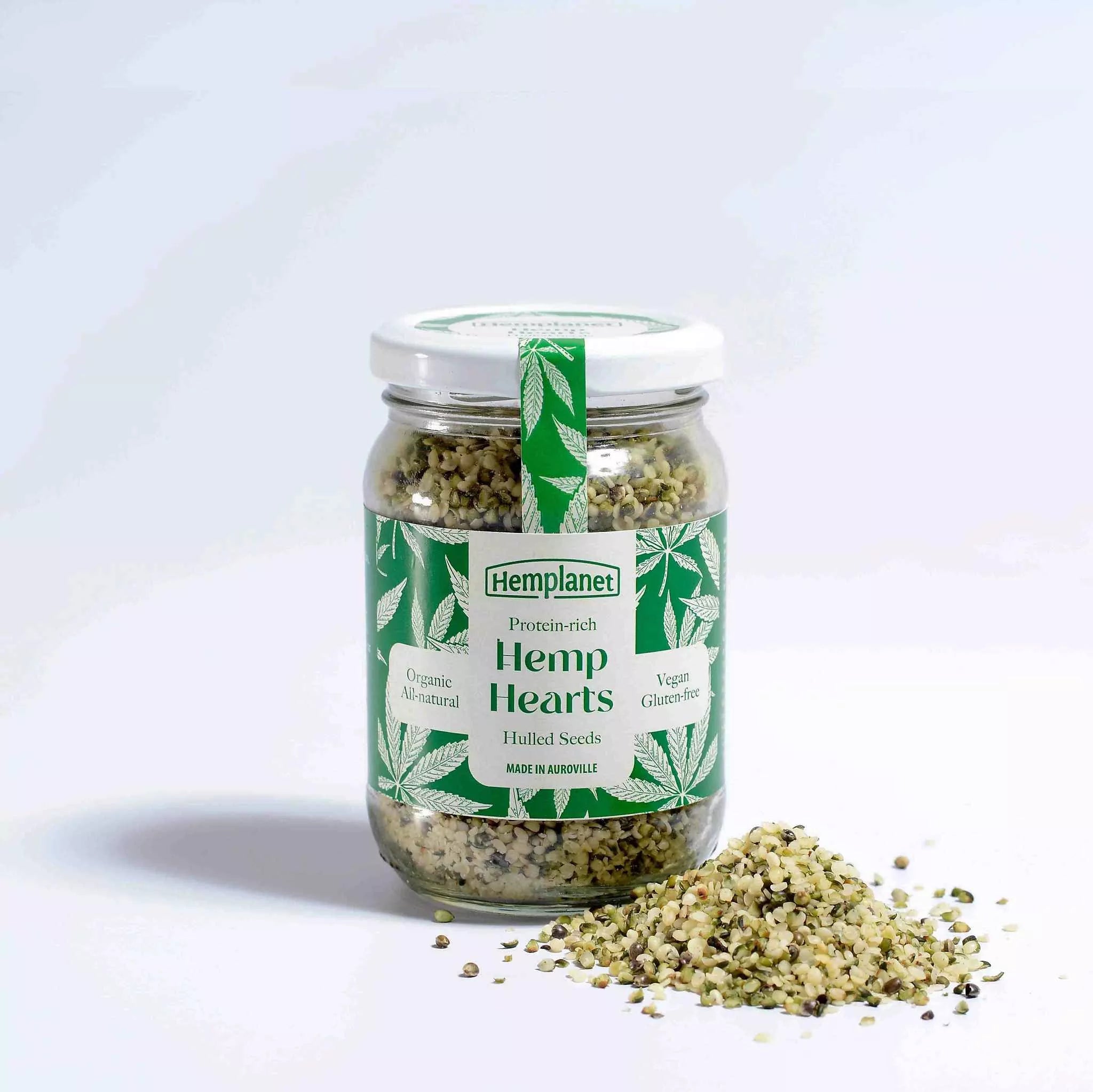 Hemplanet Auroville Hemp Seed Hearts 100gm - CBD Store India