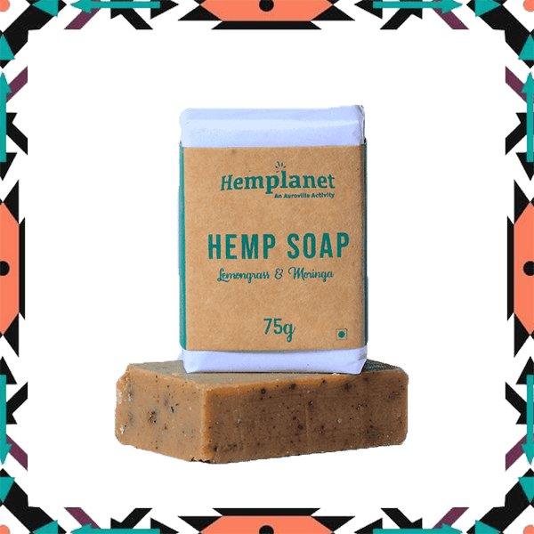 Hemplanet Auroville Hemp Soap Bar 75gHemplanet Auroville Hemp Soap Bar 75g