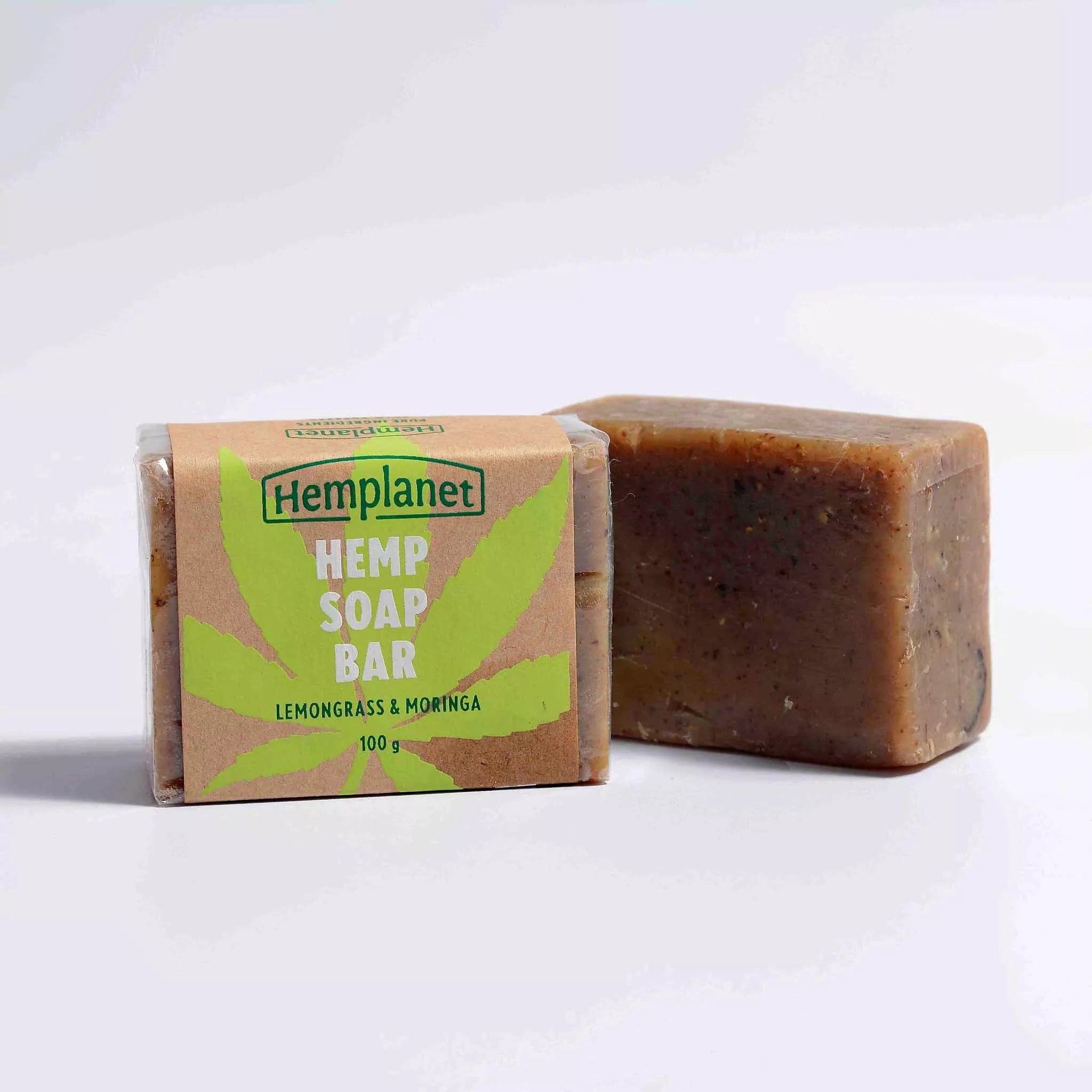 Hemplanet Auroville Hemp Soap Lemon Grass & Moringa - CBD Store India