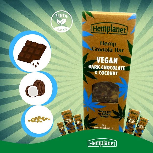 Hemplanet - Hemp Granola Bar (Special Offer - Buy Any 3 @450/-) - CBD Store India