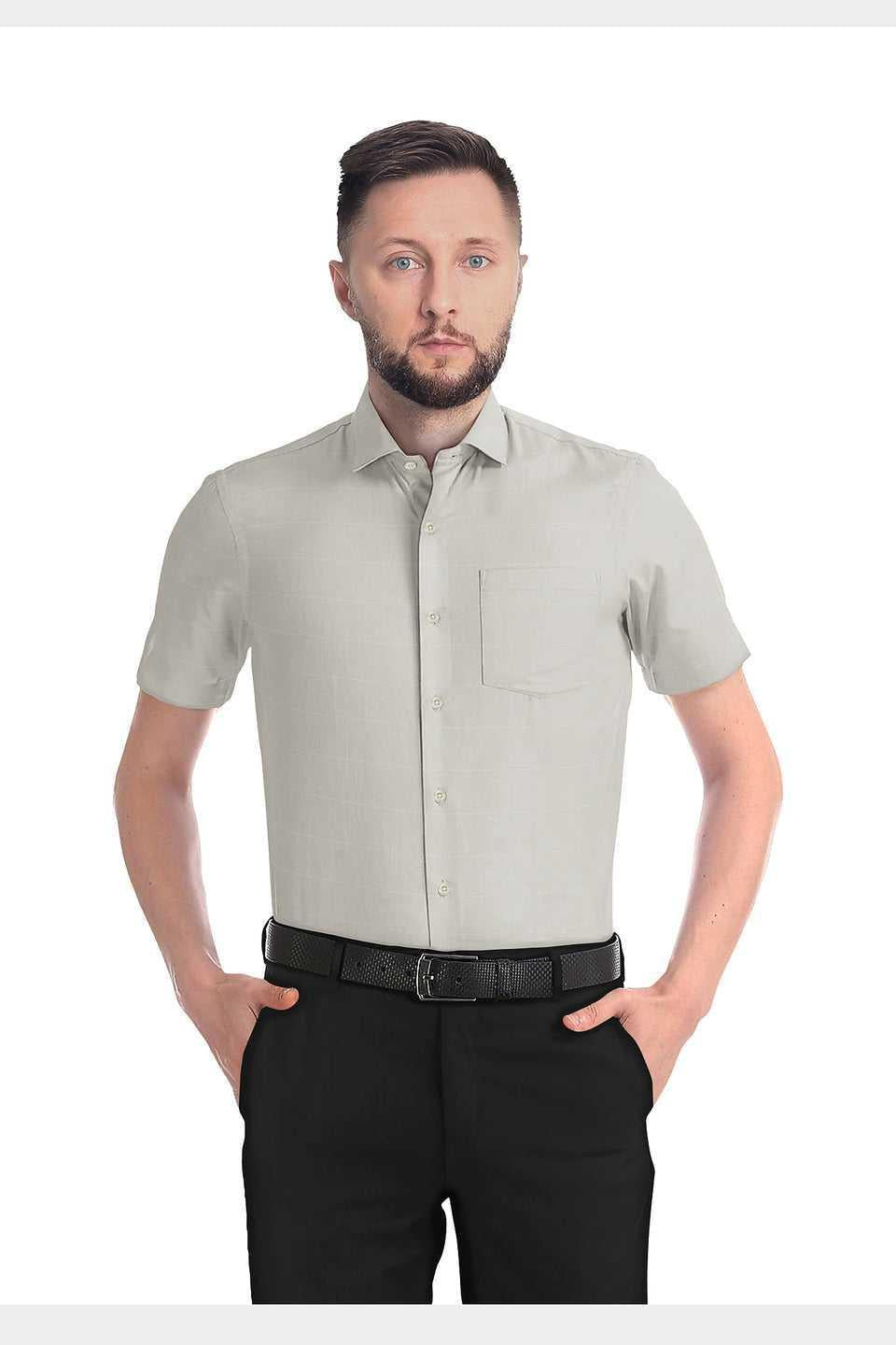 Hemploom - Elegant Hemp Shirt in Grey.