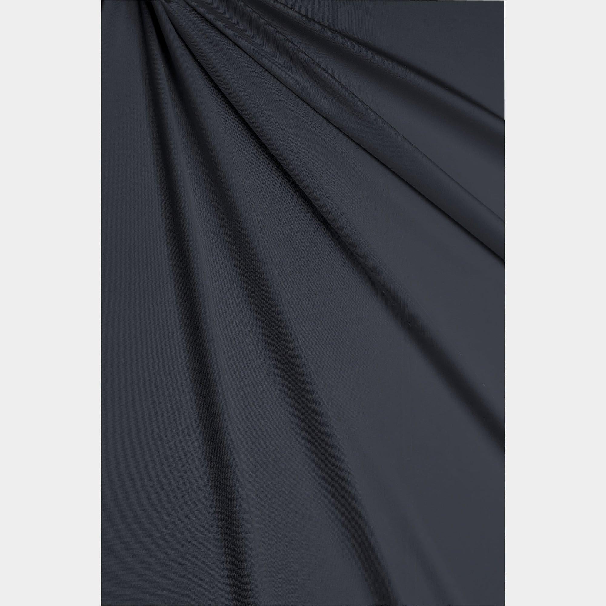 Hemploom - Festive Hemp Kurta in Black Colour.