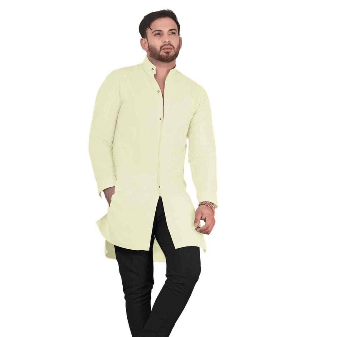 Hemploom - Festive Hemp Kurta in Light GreenMen's WearHemploom - Festive Hemp Kurta in Light Green | Hemp Clothing 
