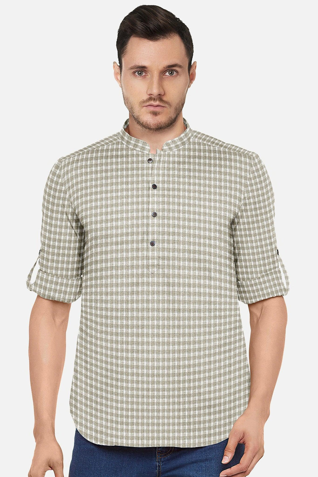 Hemploom - Festive Hemp Kurta in StripesMen's WearHemploom - Festive Hemp Kurta in Stripes | Hemp Clothing for Men