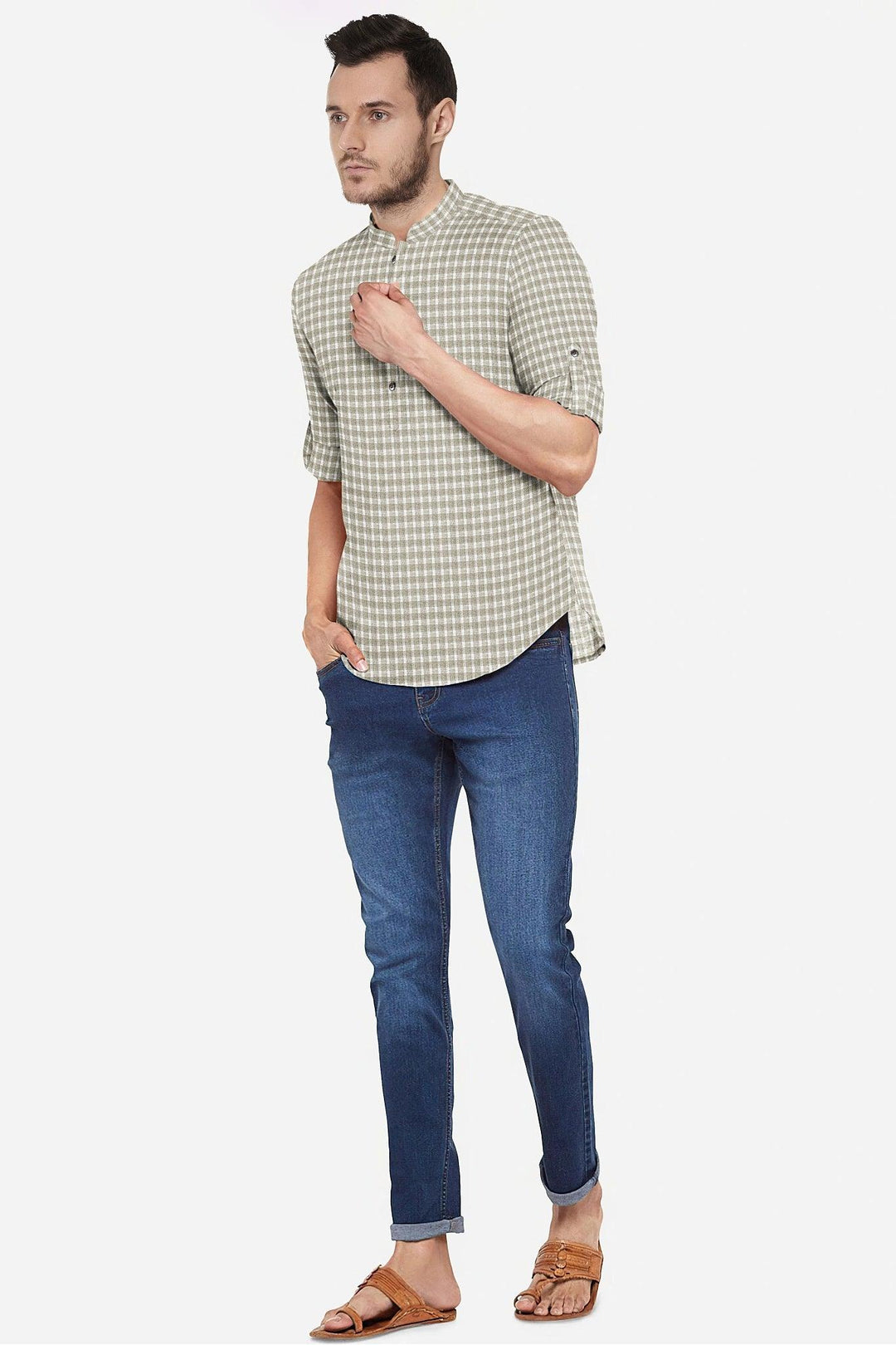 Hemploom - Festive Hemp Kurta in StripesMen's WearHemploom - Festive Hemp Kurta in Stripes | Hemp Clothing for Men