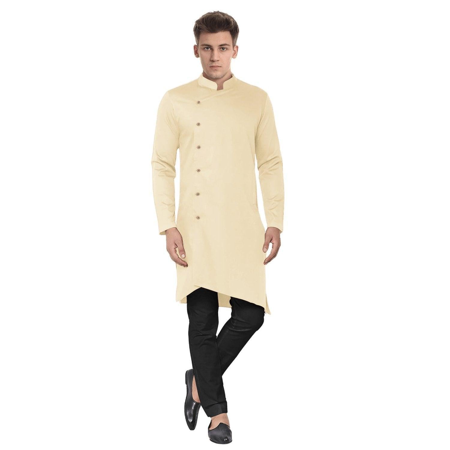 Hemploom - Festive Hemp Kurta in Yellow Colour.